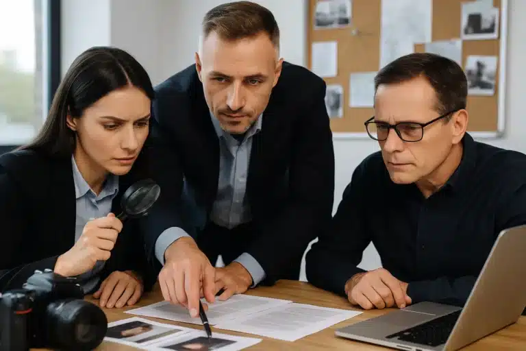 Ermittlung durch einen Detektiv