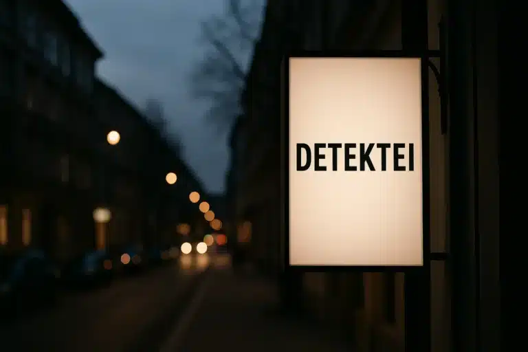 Detektiv Helmberger immer in Ihrer Nähe