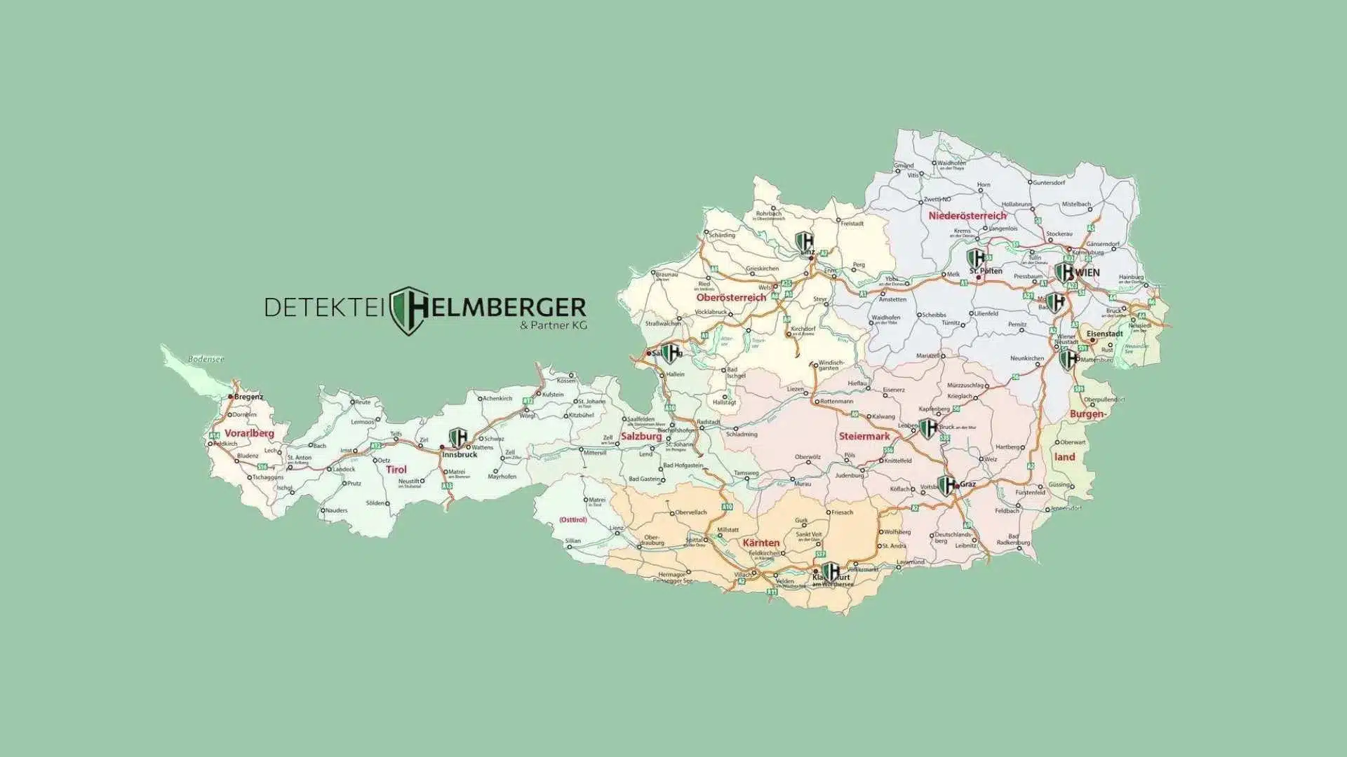 Detektei Helmberger Standorte